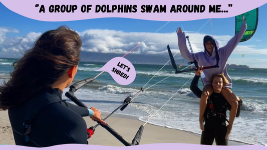 Kitesurfing in Blouberg Beach