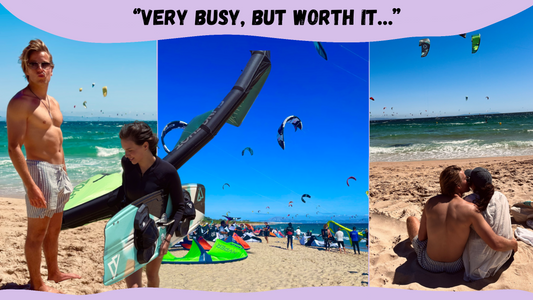 The Kitesurfing Paradise Valdevaqueros in Tarifa.